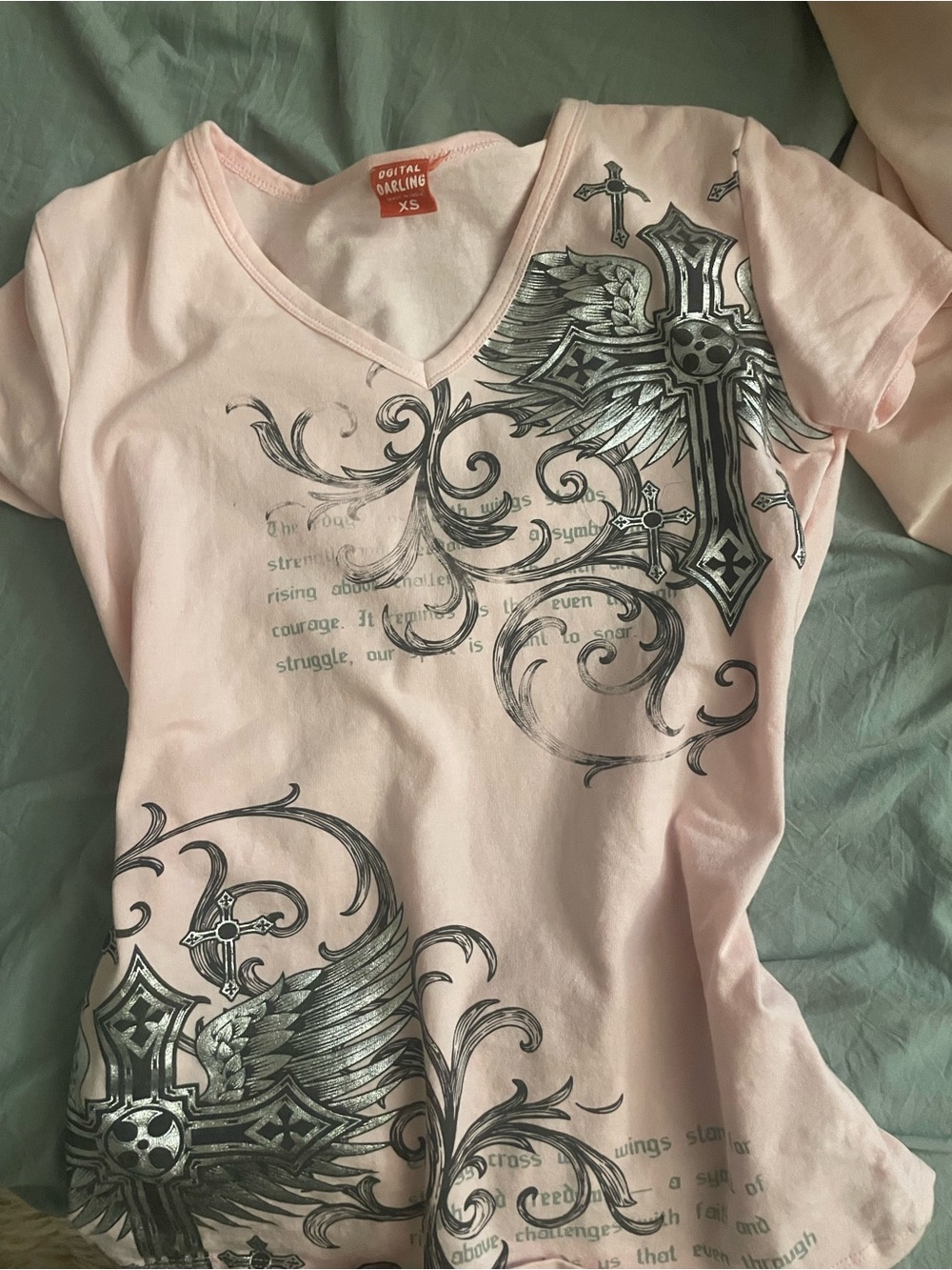 Pink Short Sleeve Graphic Tee